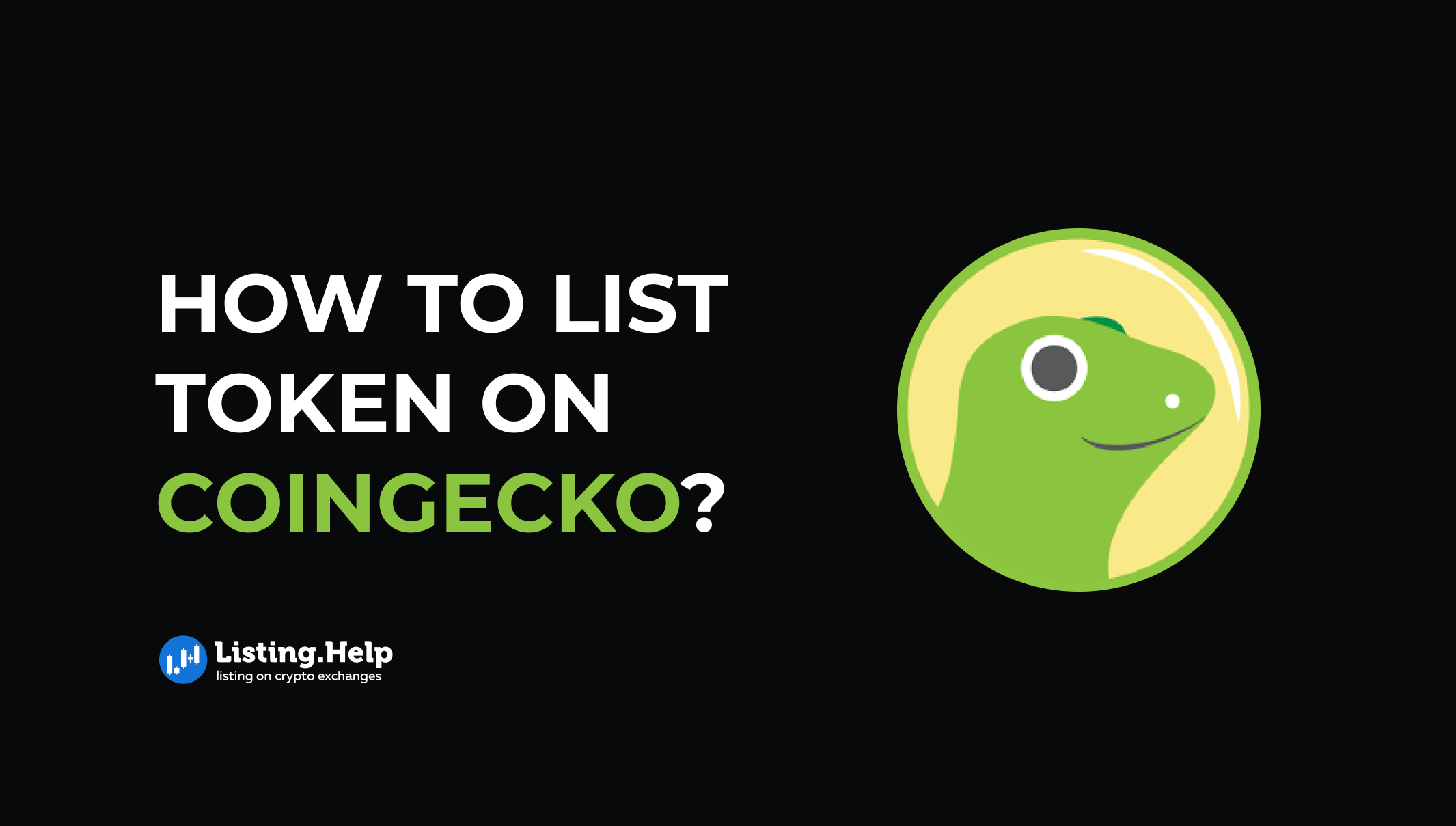 How to List Your Token or Coin on CoinGecko